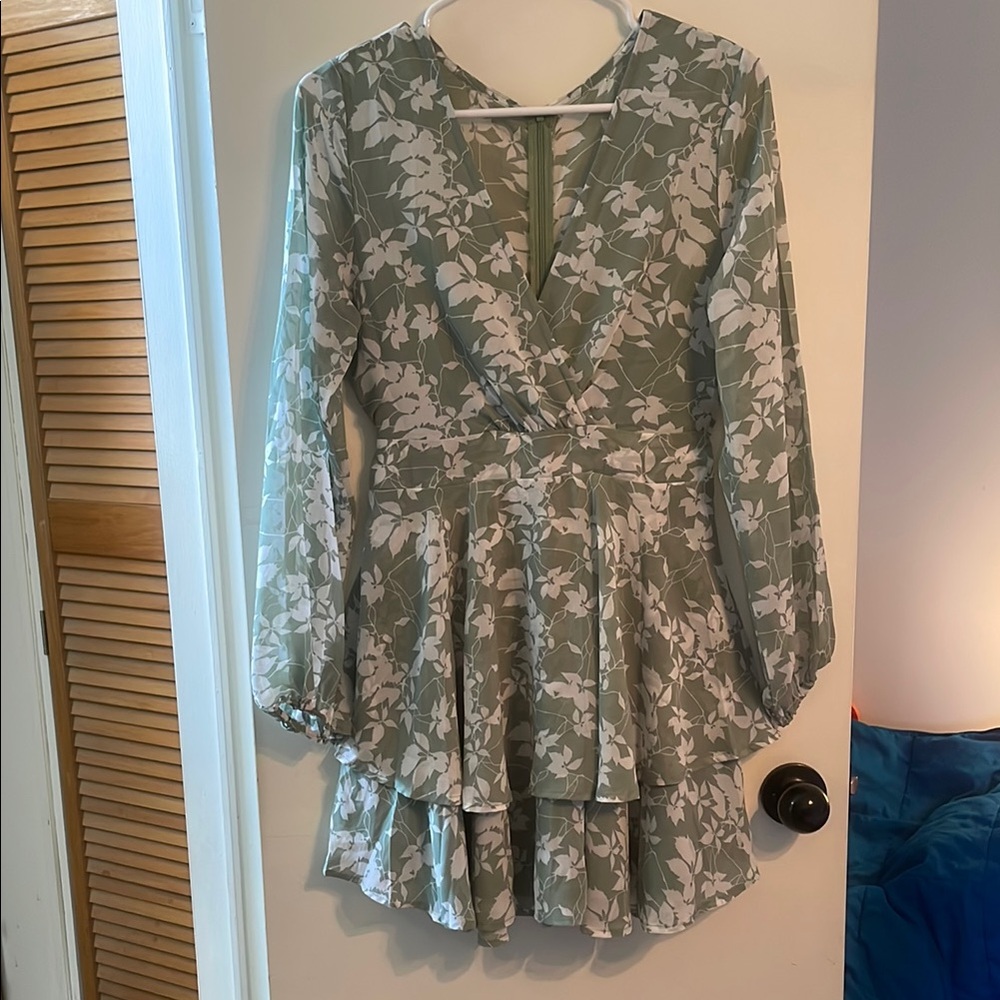 Floral Long Sleeve Dress